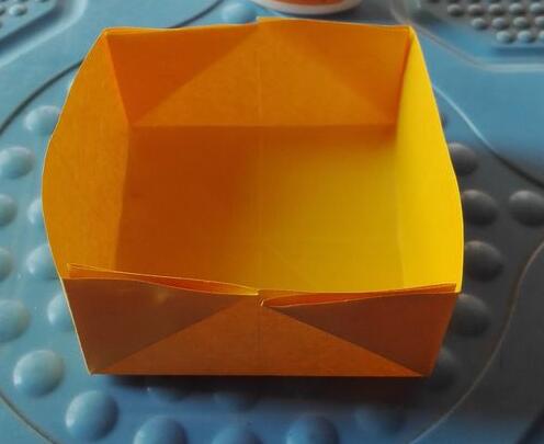 小盒子折法 快速用纸折正方形纸盒-折纸大全-魔术铺