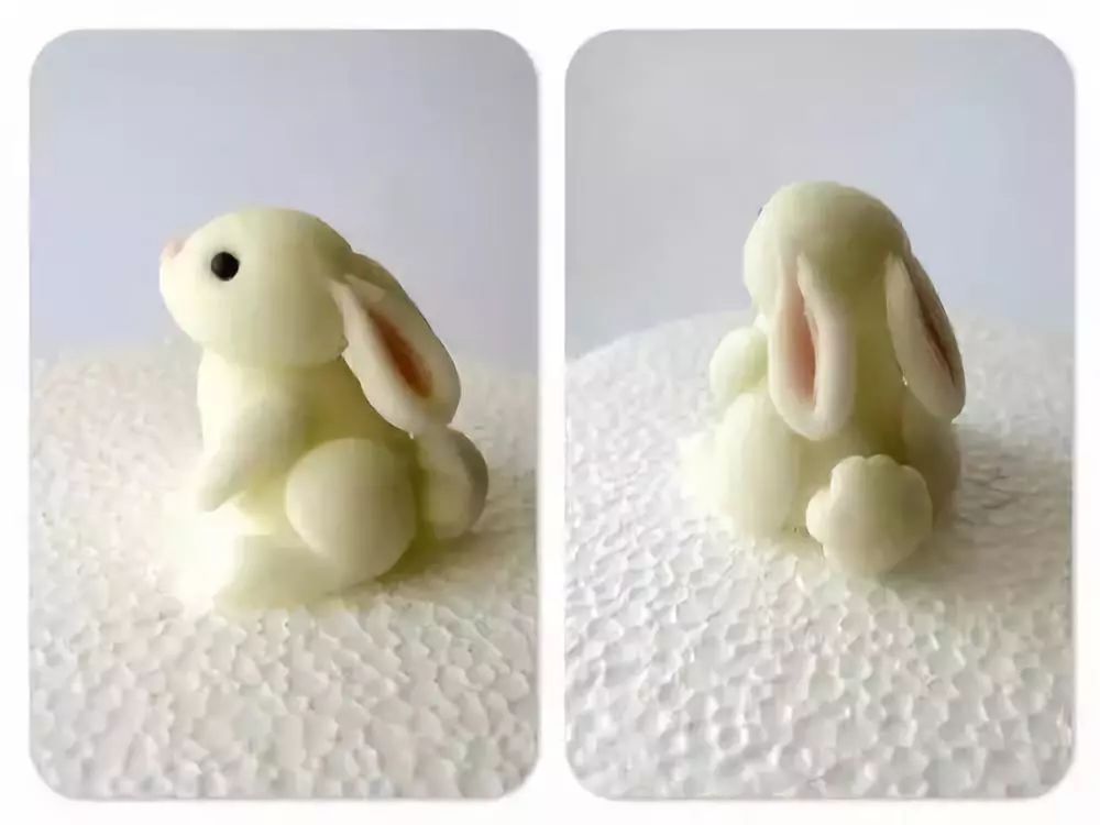 彩泥十二生肖兔的捏法图片