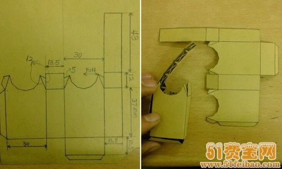 如何DIY纸盒人图解教程（含各细节详细尺寸）