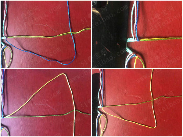 亲手学编绳，五色手工编织友谊手链详细全过程