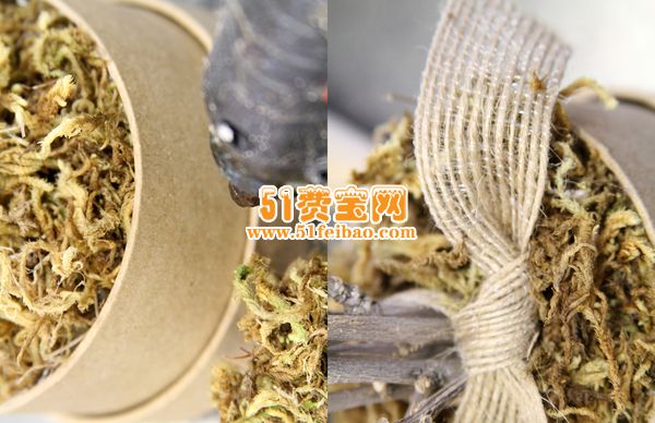 利用树枝树叶手工DIY桌面许愿树