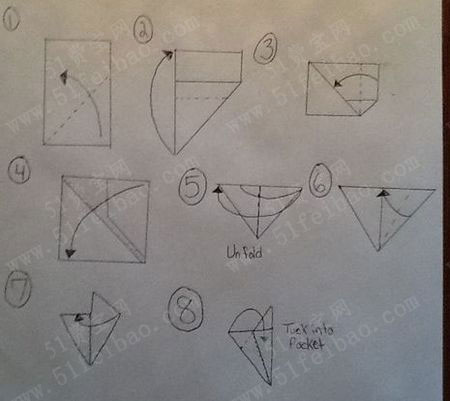 废纸diy折纸飞盘的制作方法