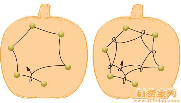 怎么编织蜘蛛网大南瓜万圣节摆设