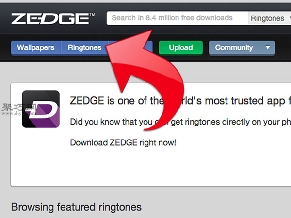 怎么使用免费铃声网站 获取免费的手机铃声图片教程