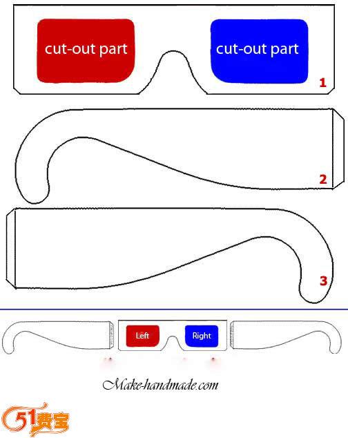 教你怎么利用废品DIY做3D立体眼镜