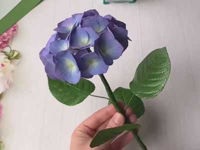 DIY仿真花教程 手工制作永生花绣球花