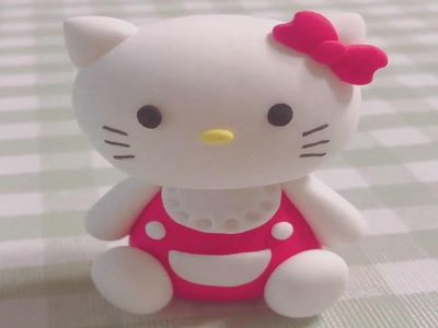 手工制作Hello Kitty玩偶，超详细Hellokitty粘土人偶制作步骤