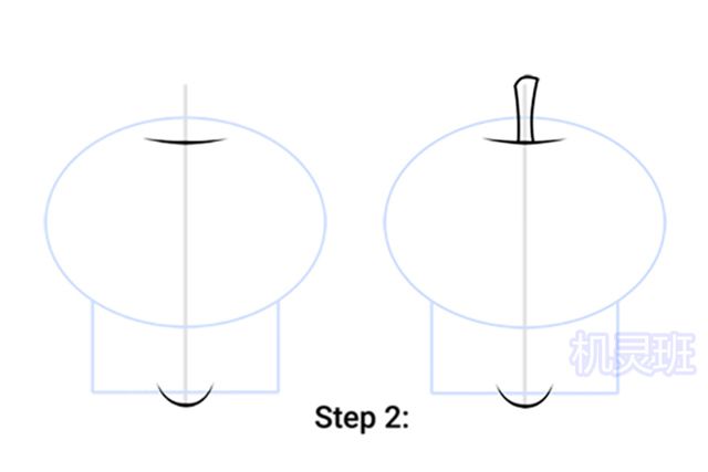 怎么一步一步教儿童画苹果简笔画(步骤图解)15