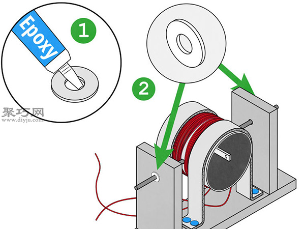 如何DIY简易发电机教程 科学实验制作发电机 13