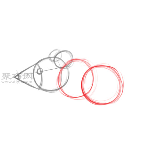 贴近现实的老鼠形象画法步骤 3 4
