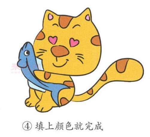 花猫画法第4步