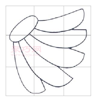 香蕉画法第7步