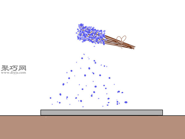 手工DIY薰衣草香味蜡烛图解教程 21
