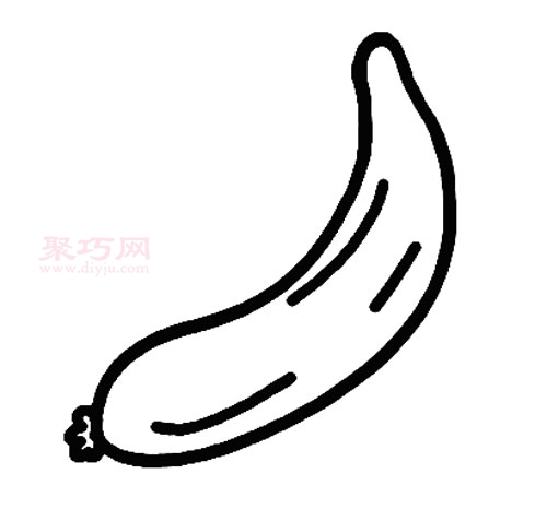 丝瓜画法第3步