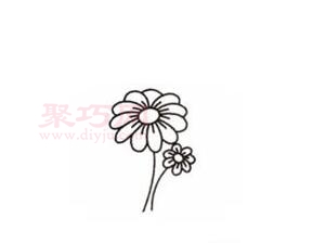 雏菊画法第4步