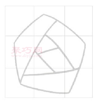 玫瑰花画法第5步