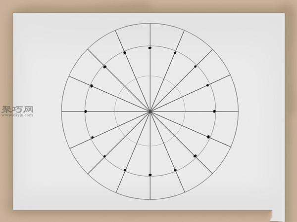 罗盘玫瑰的画法步骤 教你如何画罗盘玫瑰 7