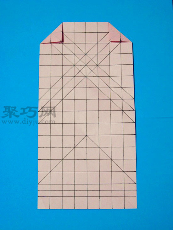 手工DIY折纸带底座玫瑰花图解教程