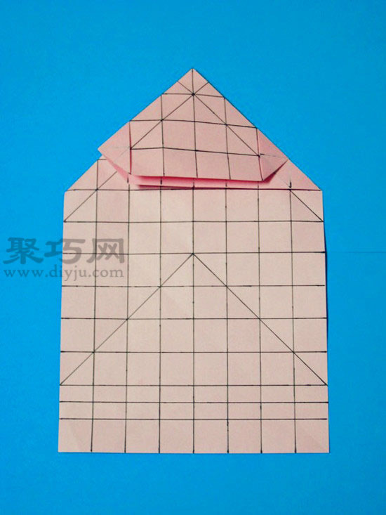 手工DIY折纸带底座玫瑰花图解教程