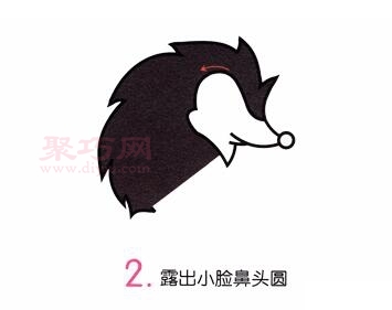 小刺猬画法第2步