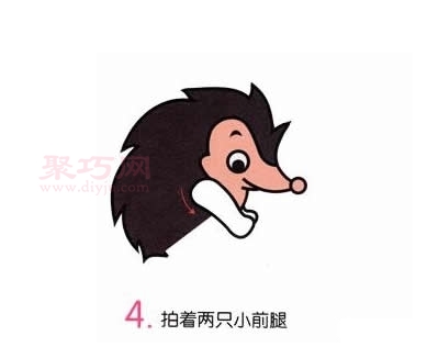 小刺猬画法第4步