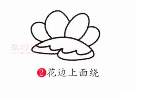 狗尾草画法第2步