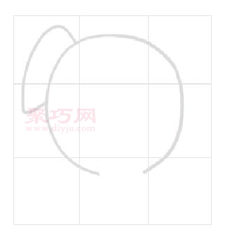 大象画法第2步