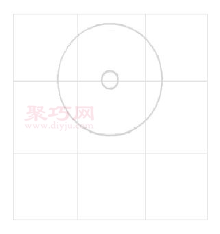 电风扇画法第2步