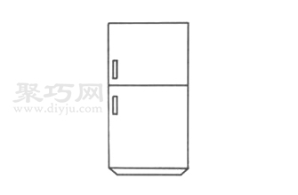 四步画电冰箱简单又漂亮