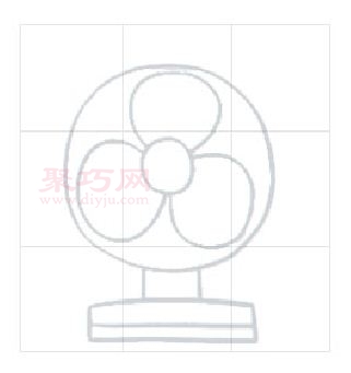 电扇画法第6步