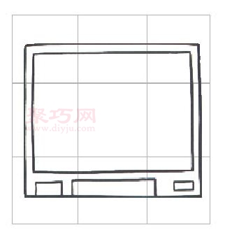 电视机画法第6步