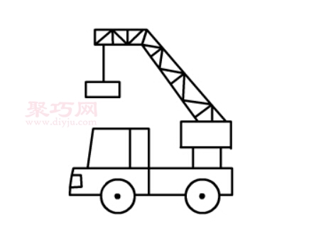 起重吊车画法第8步
