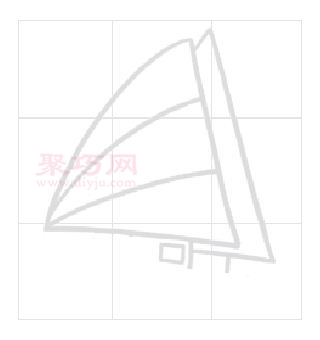 帆船画法第4步