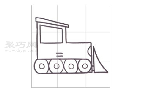 儿童画推土机教程 一起来学推土机简笔画