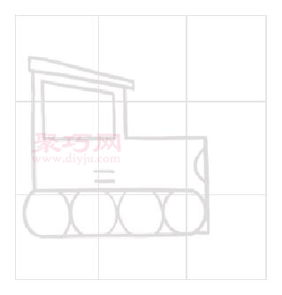 推土机画法第3步