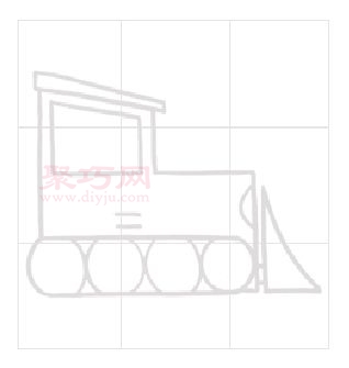 推土机画法第4步