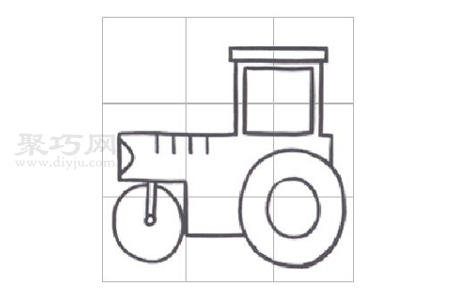 怎么画压路机？来学压路机简笔画画法