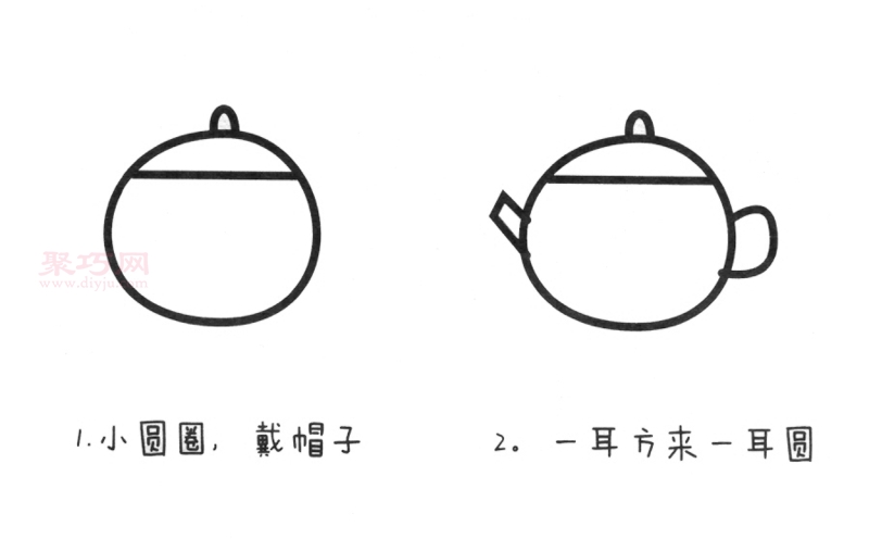 餐具画法第6步