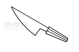 水果刀如何画简单又漂亮 一步一步教你画水果刀简笔画