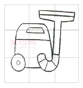 吸尘器画法第7步