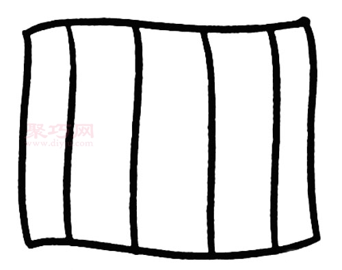 毛巾画法第3步