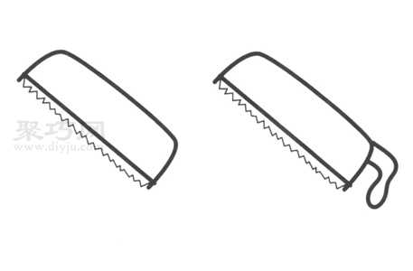木匠工具大全怎么画 来学木匠工具大全简笔画画法