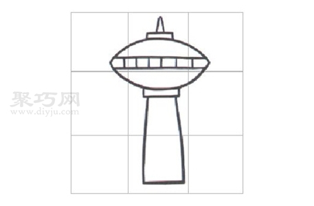 电视塔如何画好看又简单 电视塔简笔画步骤