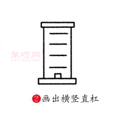 电视台大楼画法第2步