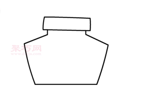 墨水瓶画法第2步