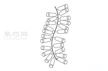 燃放的鞭炮简笔画步骤图解