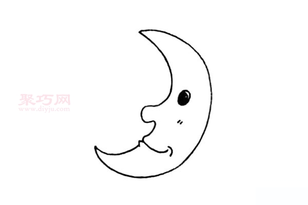 月亮画法