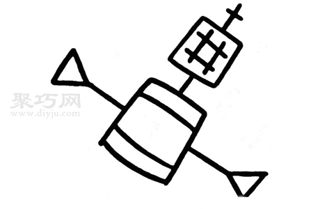 卫星如何画简单又漂亮 一步一步教你卫星简笔画画法