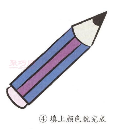 铅笔画法第4步