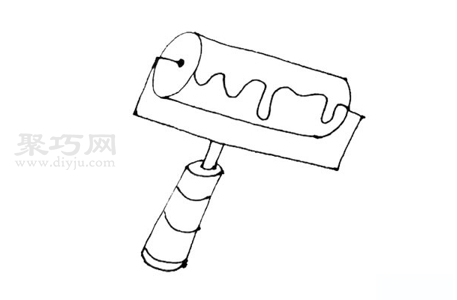 墙刷简笔画画法 简单又漂亮